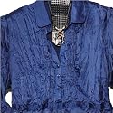 BellaDonnaModen Traumschöne Babydoll Tunika Satin Bluse Crash