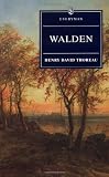 Walden With Ralph Waldo Emerson's Essay on Thoreau (Everyman's Library)