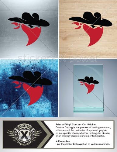 Decal Sticker Thief Thug Mobster Play Room Car Window Wall Art Decor Doors Helmet Truck Motorcycle Note Book Mobile Laptop Size: 4 X 3.2 Inches Vinyl color print