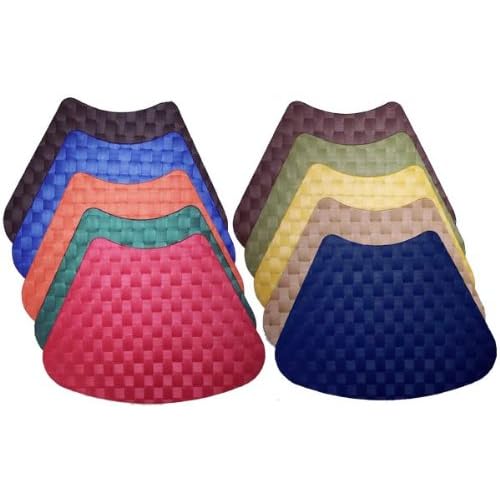 Saleen Wedge Woven WipeClean Vinyl Placemats in 9 Colors