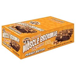 LENNY & LARRY'S Peanut Butter Muscle Brownie, 2.82-Ounce Packages (Pack of 12)