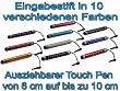 Handlicher Teleskop Eingabestift f�r iPad, iPhone, iPod, Galaxy Tab, Galaxy S2 S3 etc