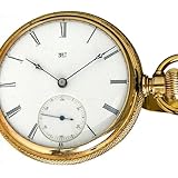 #AU16 Elgin Antique Ladies 14K Pocket Watch Size 10 Key Wind 11 Jewels Lady Elgin 14K Solid Gold... by Elgin