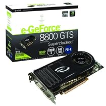 eVGA e-GeForce 8800 GTS Superclocked Graphics Card