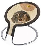 Fawn Slub Deluxe Cat Napper Cat Bed