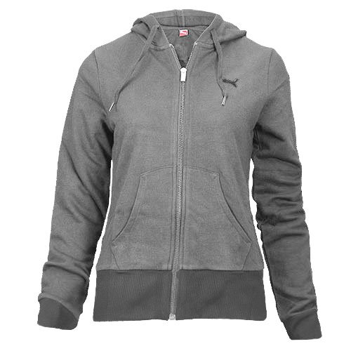 PUMA Damen Sweatjacke Ess Hooded ; Terry, athletic gray heather, S, 816979 03 Preisvergleich