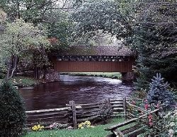 Bridge at Little Hope, Wisconsin, in Spring - Enchanting 16x20-inch Photographic Print by Carol M. Highsmith