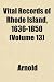 Vital Records of Rhode Island, 1636-1850 (Volume 13)