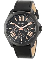 Fossil Womens AM4523 Cecile Analog Display Analog Quartz Black Watch