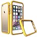 Rhino Shield Crash Guard Slim Impact Bumper for iPhone 6/6s - Yellow (includes Rear Scratch Protection Shield)