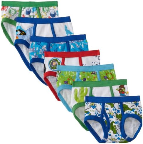 Disney Pixar Toy Story 7 Pack Toddler Boys Briefs