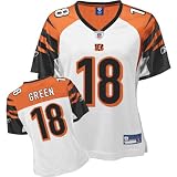 Reebok Cincinnati Bengals A.J. Green Women's Replica White Jersey Extra Large