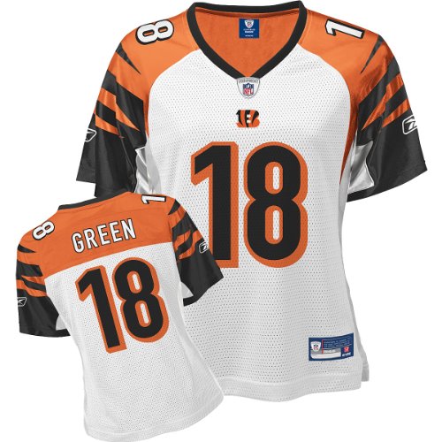 Reebok Cincinnati Bengals A.J. Green Women's Replica White Jersey Extra Large