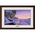 Peaceful Bluff Reflections Framed Print By Steven Kozar