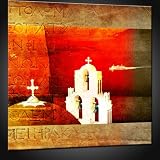 Great art of Greece on canvas in 70x70 cm Great art of Greece on canvas in 70x70 cm
