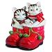 Fitz and Floyd Claus Paws Cookie/Treat Jar (Cats)