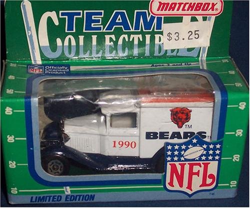 Chicago Bears 1990 Matchbox Diecast NFL Ford Model A Delivery Truck