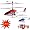 4.5 Kanal 2.4Ghz RC Mini Gyro Hubschrauber inkl. Zubehör-Set