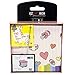 EndlessArtUS Gift Box 5x5x5 Petit Bebe Pop up in Seconds Comes with Decorative Ribbon Mounted on The lid A Gift Tag and Tissue Paper - No Glue or Tape Required