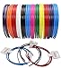 CoverYourHair Colorful Plastic Headbands - Bulk (36 Pack) - Hard, Thin Headbands