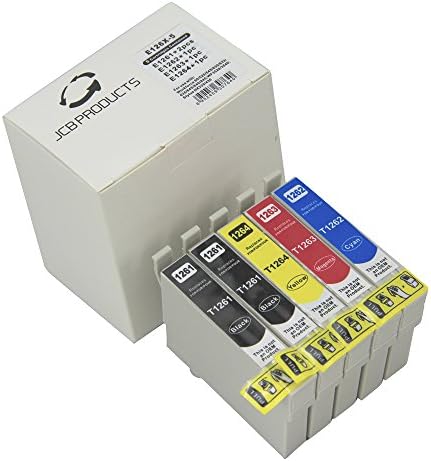 JCB Products Compatible Ink Cartridge Replacement For Epson T126 (2x Black, 1x Cyan, Magenta, Yellow 5-Pack) Ink