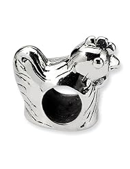 Sterling Silver Reflections Chicken Bead