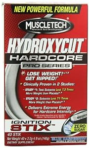 Hydroxycut Pro Clinical Instant Drink Mix, Blue Raspberry (40 pack)