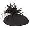 Mossimo® Black: Hat with Feathers - Black