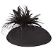 Mossimo® Black: Hat with Feathers - Black
