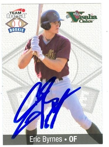 Eric Byrnes Autographed/Hand Signed Baseball Card (Minor League Card)