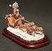 NCAA Clemson Tigers - Resin Holiday Sleigh Tabletop Figurine
