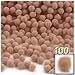 The Crafts Outlet 100-Piece Multi Purpose Pom Poms, Acrylic, 7mm/0.28-inch, Round, White
