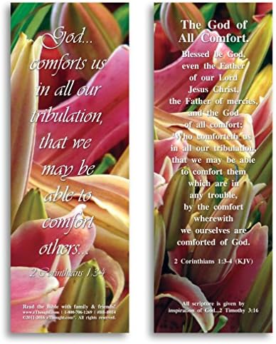 The God of All Comfort - Pack of 25 Cards - 2"x6"
