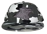 New Reebok Carolina Panthers Fitted NFL Hat - Grey Camo, 7 1/4