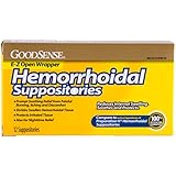 GoodSense Hemorrhoidal Suppositories, 12-count