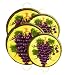 Tools & Hardware : TUSCANY GRAPES 3-D Stove / Burner Covers Set of 4 Grapes *NEW*
