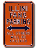 Authentic Street Signs Illinois Illini Fans Parking Sign