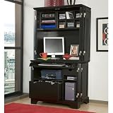 Home Styles Furniture Bedford Cabinet Hutch in Ebony