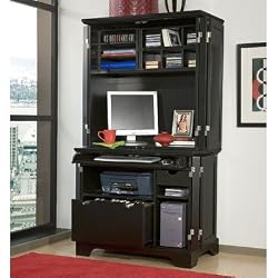 Home Styles Furniture Bedford Cabinet Hutch in Ebony