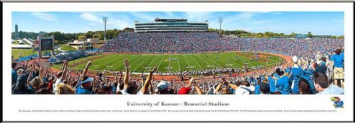 Kansas Jayhawks - Memorial Stadium - Framed Poster Print