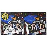 Amscan Super Value Pack Luncheon Napkins, 6.5-Inch by 6.5-Inch, Graduation, 100 Per Package
