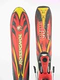 Used Rossignol Roundtop JR Edge Kids Snow Skis 110cm C Chips