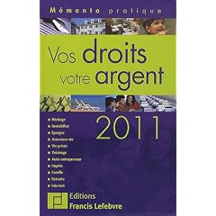 Vos droits, votre argent 2011