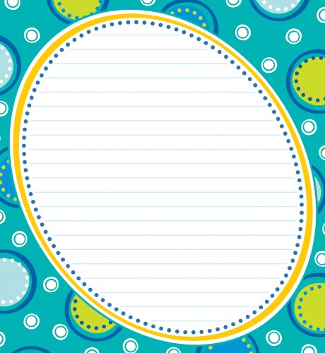 Bubbly Blues Notepad