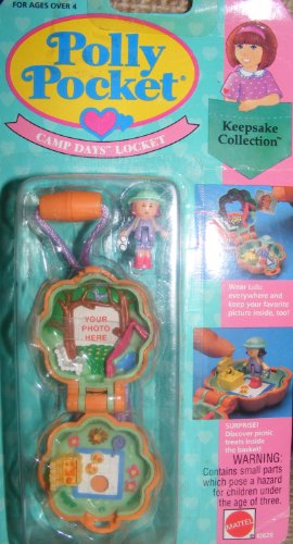 Vintage Polly Pocket Camp Days Locket Bluebird (1993)