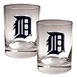 Detroit Tigers MLB 2pc Rocks Glass Set - Primary Logo Detroit Tigers MLB 2pc Rocks Glass Set - Primary Logo