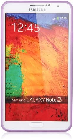 Note 3 Case, Galaxy Note 3 Case - Tekkmon's florescent slim transparent durable case cover for Samsung Galaxy Note3 N900A N900V N9000 N9002 N9005 N900P N900T Galaxy Note 3 N9000 (Purple)