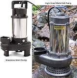 Easy Pro TH150 2,900 gph STAINLESS STEEL POND PUMP
