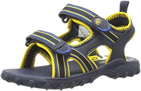 Stride Rite Made 2 Play Sharkie Sandal (Toddler/Little Kid/Big Kid),Navy/Yellow,9 W US Toddler