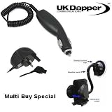 Genuine Samsung D840 UK 3 Pin Mains Charger And In Car Charger + Mobile Car H...